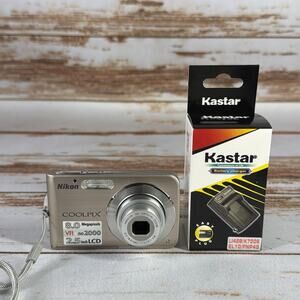 Nikon Coolpix S210 Digital Camera 8MP Rose Gold w/ Battery & Charger